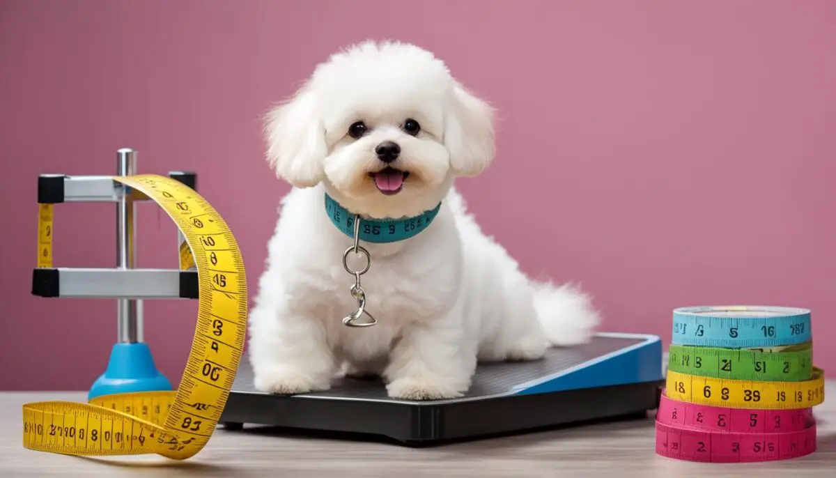 bichon frise weight and height