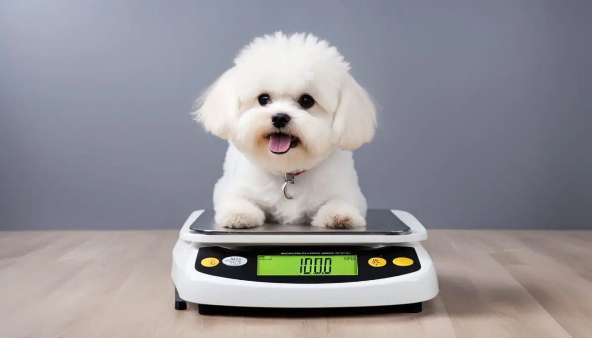 bichon frise weight and height