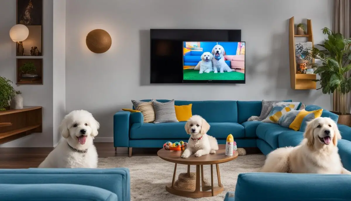 dogs and TV advertisements