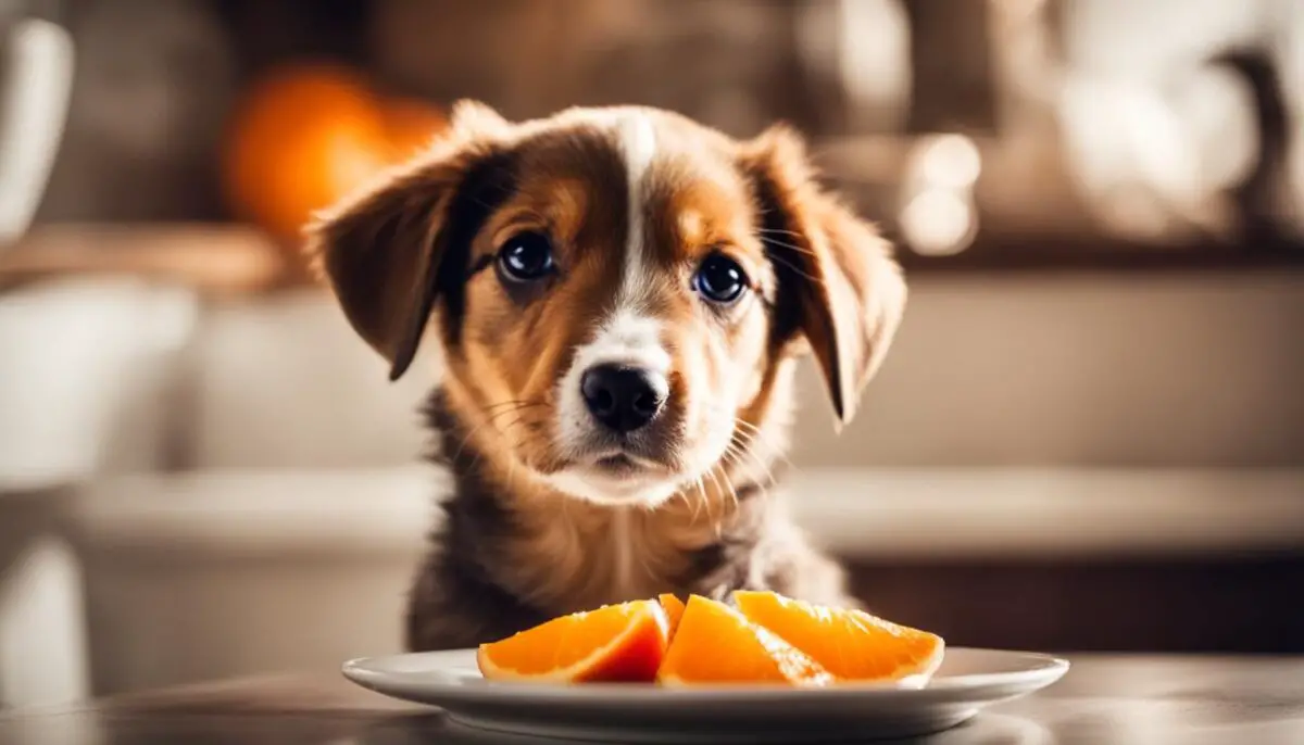 can puppies eat oranges