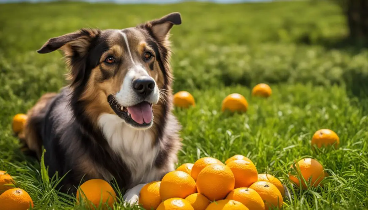 safety of dogs eating oranges
