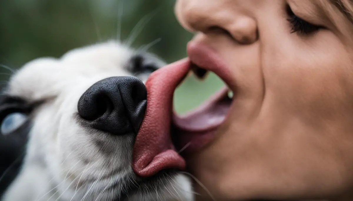 canine licking habits
