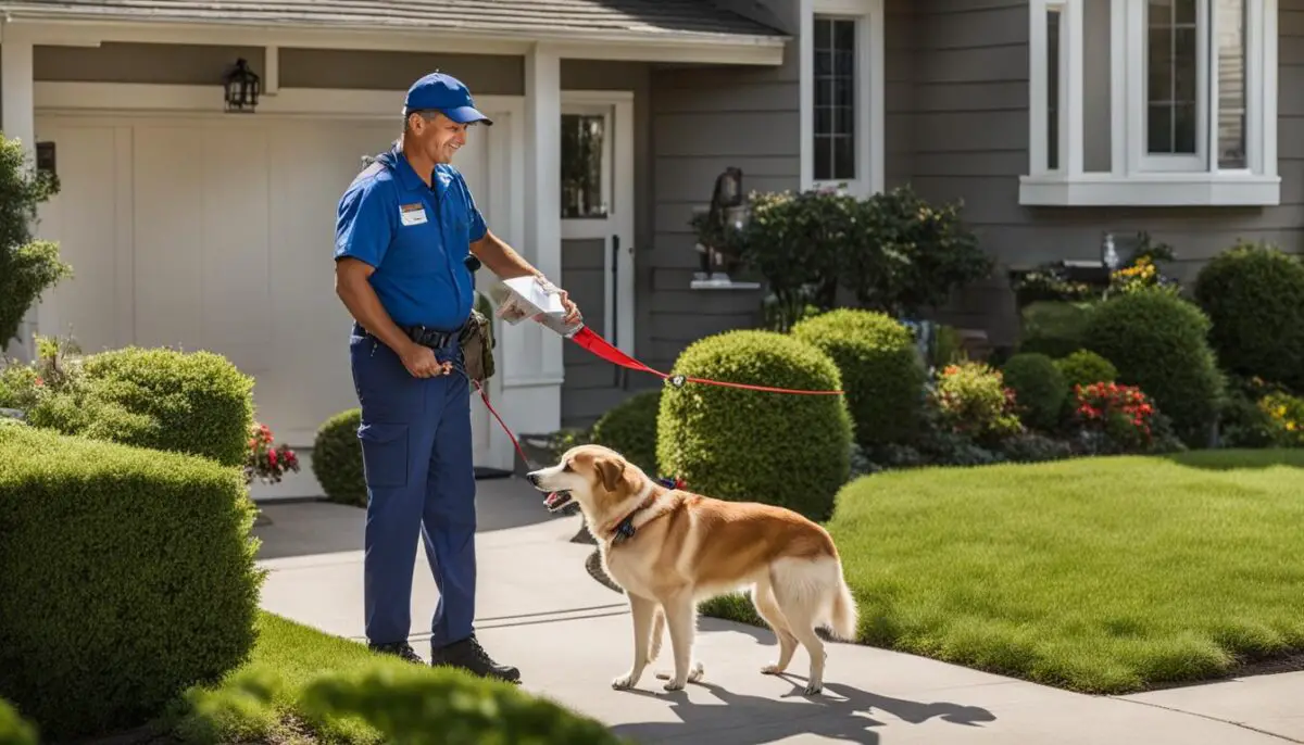 how to prevent dog's aggression towards mail carriers