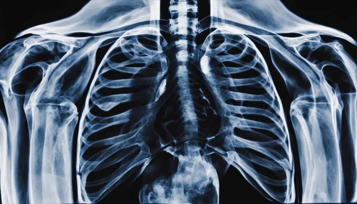 normal chest x ray dog