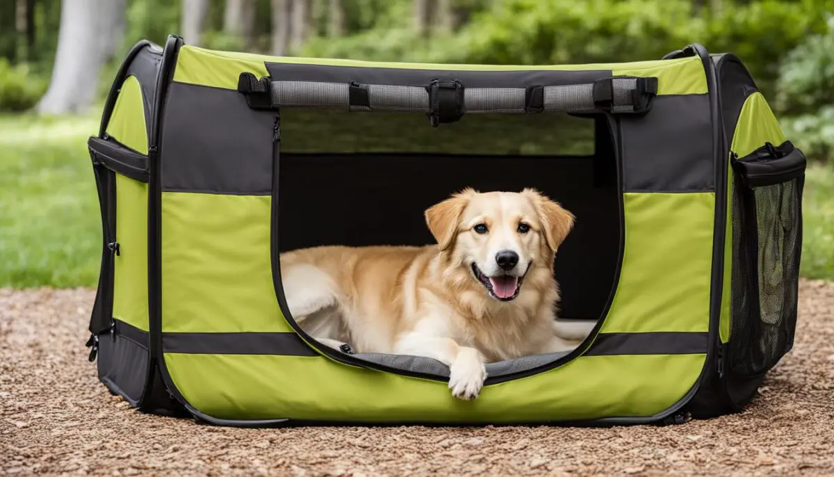 Best Soft Collapsible Dog Crate: AmazonBasics Folding Soft Dog Travel Crate