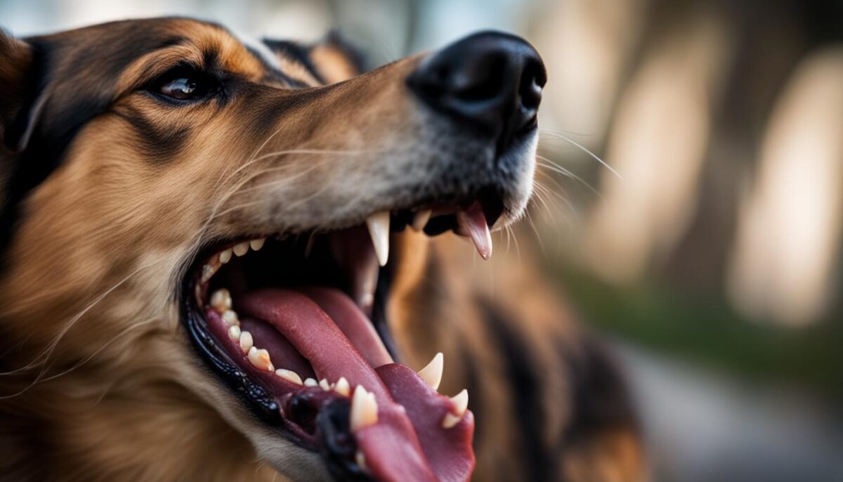 dog growling meaning