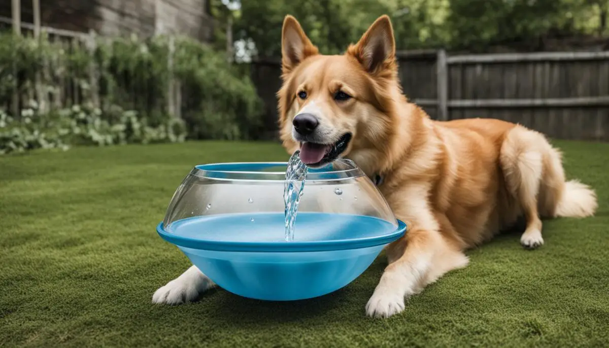 features of no spill water bowl