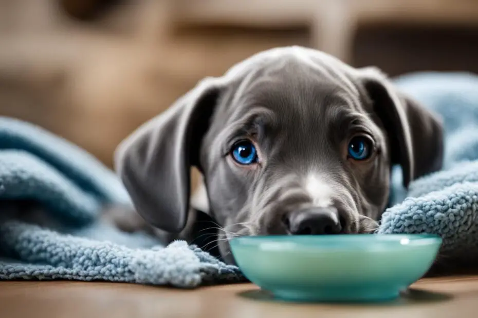 blue pit puppy